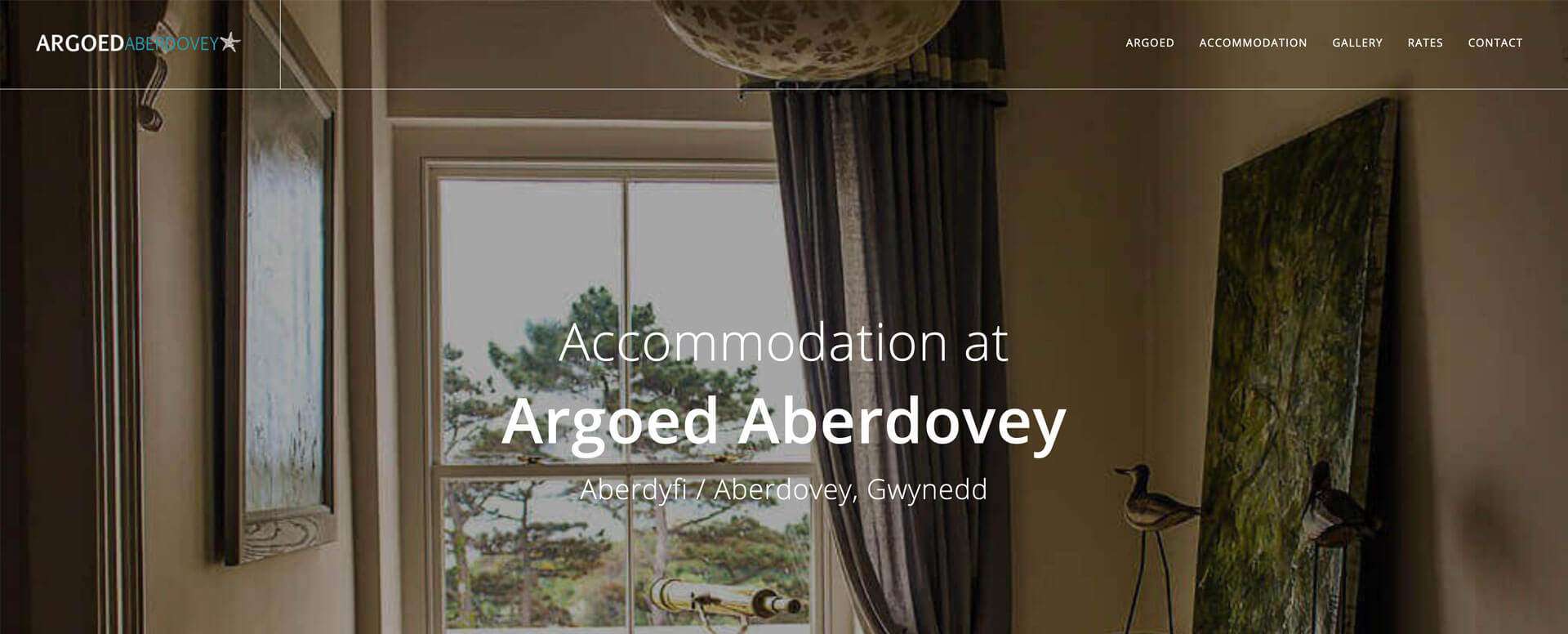 Argoed Aberdovey Homepage Image - Website by CM Web Solutions